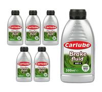 Carlube Carplan Bfl050 Brake & Clutch Fluid Dot 4 Fmvss 116 Dot 4 Sae J1704 500Ml X6