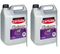 Carlube Chainsaw Oil 4.55L - High Performance Lubricant for Durable Chains, Excellent Anti Fling and Oxidation Resistance (Pack of 2)