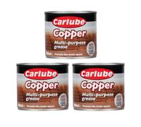 Carlube Copper Grease Brake Pad Anti-Seize Squeal Slip Multi-Purpose 500G X3