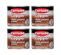 Carlube Copper Grease Brake Pad Anti-Seize Squeal Slip Multi-Purpose 500G X4