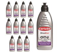 Carlube Cvt-U Continuosly Variable Transmission Gearbox Oil Fluid 1L X12