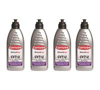 Carlube Cvt-U Continuosly Variable Transmission Gearbox Oil Fluid 1L X4