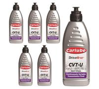 Carlube Cvt-U Continuosly Variable Transmission Gearbox Oil Fluid 1L X6