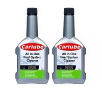 Carlube Diesel Complete Fuel System Cleaner Treatment Additive 300Ml X2