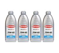 Carlube Driveline 75W-80 Fully Synthetic Manual Transmission Fluid 1L X4