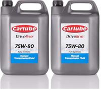 Carlube Driveline 75W-80 Fully Synthetic Manual Transmission Fluid - 5L (Pack of 2)