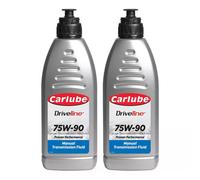 Carlube Driveline 75W90 Manual Transmission Fluid 1L Litre X2