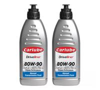 Carlube Driveline Mtf 80W90 Gl4 Manual Transmission Gearbox Fluid Oil 1L X2