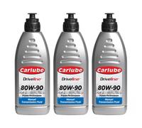 Carlube Driveline Mtf 80W90 Gl4 Manual Transmission Gearbox Fluid Oil 1L X3