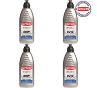 Carlube Driveline Sae 80W Mineral Manual Transmission Fluid 1 Litre X 4