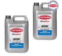 Carlube Driveline Sae 80W Mineral Manual Transmission Fluid 4.55 Litre X 2