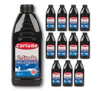 Carlube Endurance Water Cooled 2 Stroke Marine Outboard Engine Motor Oil 1L X12