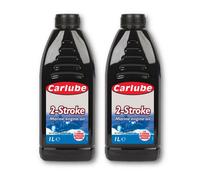 Carlube Endurance Water Cooled 2 Stroke Marine Outboard Engine Motor Oil 1L X2