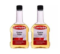 Carlube Engine Flush Oil Additive Treatment Sludge & Deposit Remover 300Ml X2