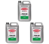Carlube Ep75W-90 Fully Synthetic Gear Oil For Gearboxes & Differentials 4.55L X3