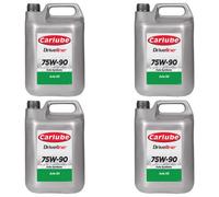 Carlube Ep75W-90 Fully Synthetic Gear Oil For Gearboxes & Differentials 4.55L X4