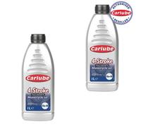 Carlube Fully Synthetic 4 Stroke Motorcycle Oil 1L Litre X2 Lubricant 2 Litres