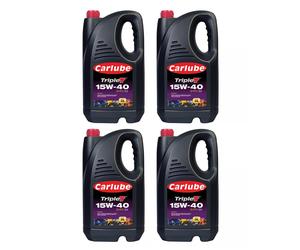 Carlube KAF050 Triple T SAE 15W40 SHPD E9 Engine Motor Oil 5L 5 Litres