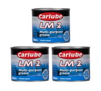 Carlube Lithium 2 Wheel Bearing Multipurpose Grease Corrosion Protection 500G X3