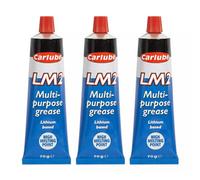 Carlube Lithium Wheel Bearing Multi-Purpose Grease Corrosion Protection 70G X3