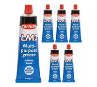 Carlube Lithium Wheel Bearing Multi-Purpose Grease Corrosion Protection 70G X6