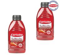 Carlube Mineral 2 Stroke Motorcycle Engine Oil 500ml x 2