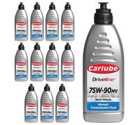 Carlube Mtf-U 75W90 Multi-Vehicle Manual Transmission Fluid Gear Oil 1 Litre X12