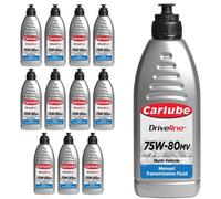 Carlube Mtf780 Mtfu 75W80 Manual Transmission Fluid Gear Oil 1L X12