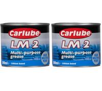 Carlube Multi-Purpose Lithium Grease, LM 2, 500 g (Pack of 2)