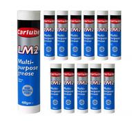 Carlube Multi Purpose Wheel Bearing Lithium Lm2 Based Grease Lubricant 400G X12