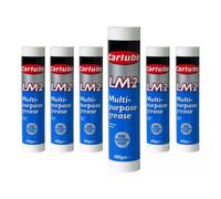 Carlube Multi Purpose Wheel Bearing Lithium Lm2 Based Grease Lubricant 400G X6