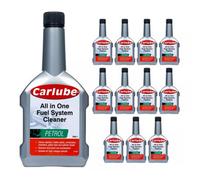 Carlube Petrol Complete Fuel System Cleaner Stripper Treatment Additive 300Mlx12
