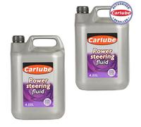 Carlube Power Steering Fluid Hydraulic Lubricant Treatment 4.55L Litre X2
