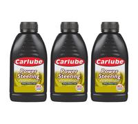 Carlube Power Steering Hydraulic Fluid & Lubricant Suitable Most Applications 500Ml X3