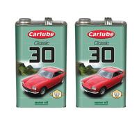 Carlube Sae 30 Classic Monograde Mineral Motor Engine Oil No Additives 4.55L X2