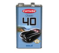 Carlube Sae 40 Classic Monograde Mineral Motor Engine Oil No Additives 5L