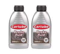 Carlube Synthetic Based Dot 5.1 Brake Fluid 500Ml X2 Treatment 1 Litre 1L