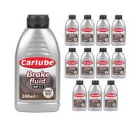 Carlube Synthetic High Performance Based Brake & Clutch Fluid Dot 3 500Ml X 12