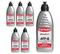 Carlube Transmission Fluid Atf Q Dexron 2 Power Steering Liquid 1L X6
