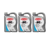 Carlube Triple R 15W-40 A3/a4 Sn Oil High Mileage Petrol & Diesel Engines 4L X3