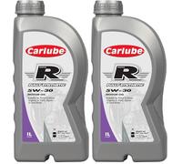 Carlube Triple R 5W-30 ACEA A5/B5, API SP Ford Fully Synthetic Engine Oil 1L (Pack of 2)