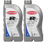 Carlube Triple R 5W-30 ACEA C2/C3, API SP Fully Synthetic Engine Oil 1L (Pack of 2)