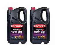 Carlube Triple T Sae 10W30 Shpd E9 Commercial Engine Motor Oil 5L 5 Litres X2