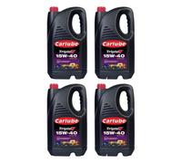 Carlube Triple T Saew 15W-40 Shpd E7 Commercial Engine Oil 5L 5 Litres X4