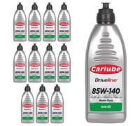 Carlube Xem001 Sae 85W-140 Heavy Duty Gear Axle Oil Transmission System 1L X12