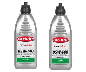 Carlube Xem001 Sae 85W-140 Heavy Duty Gear Axle Oil Transmission System 1L X2