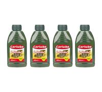 Carlube Xln501 2 Stroke Lawnmower Chainsaw Garden & Machinery Oil 500Ml X4