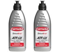 Carlube XLU001 Driveline ATF-LV Fully Synthetic Auto Transmission Fluid 1L x 2