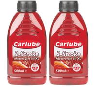 Carlube XST501 2-Stroke Mineral Motorcycle Oil (Pack of 2)