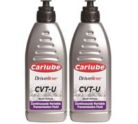 Carlube XVT001 Driveline CVT-U Continuously Variable Transmission Fluid 1L (Pack of 2)